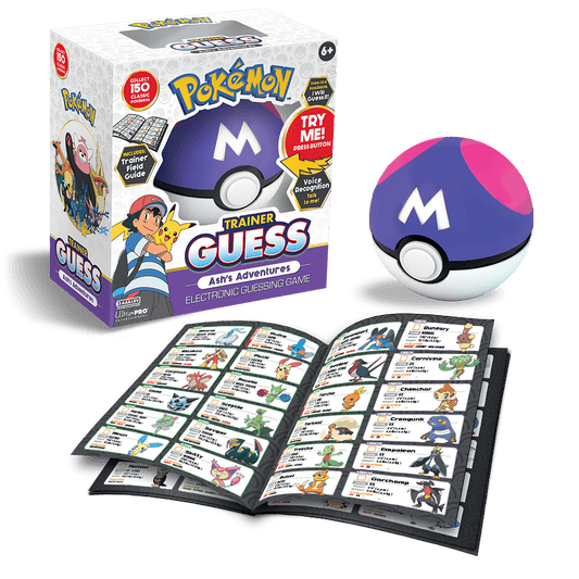 Pokémon Trainer Guess electronic game set with guessing ball and guidebook