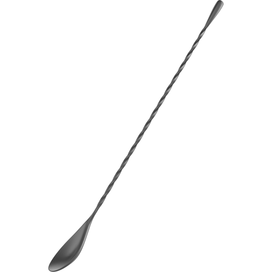 Cocktailier 12" Bar Spoon – Right Twist Black