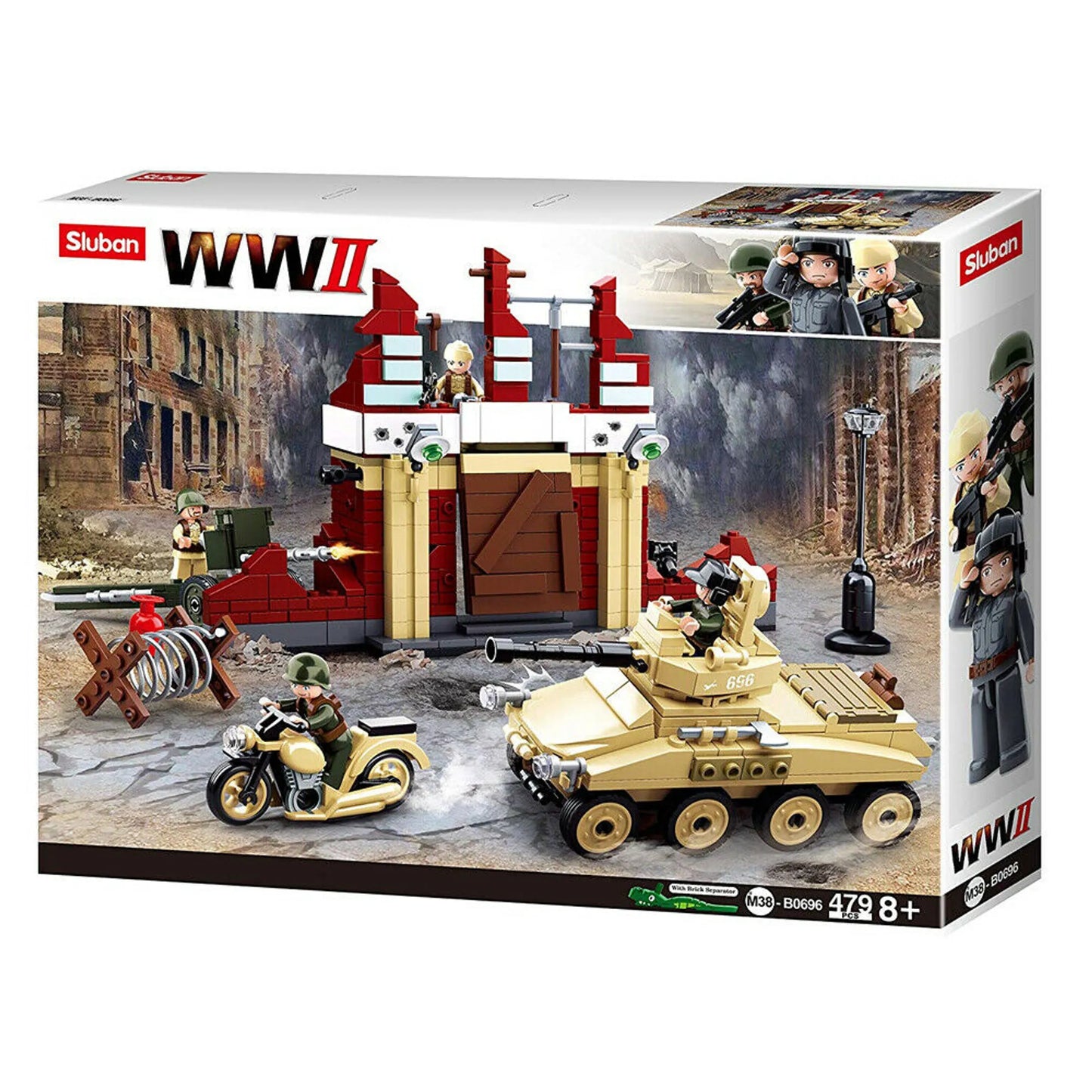 WWII Battle of Stalingrad Building Brick Kit 479 Pcs | History Toy - Niksstuff