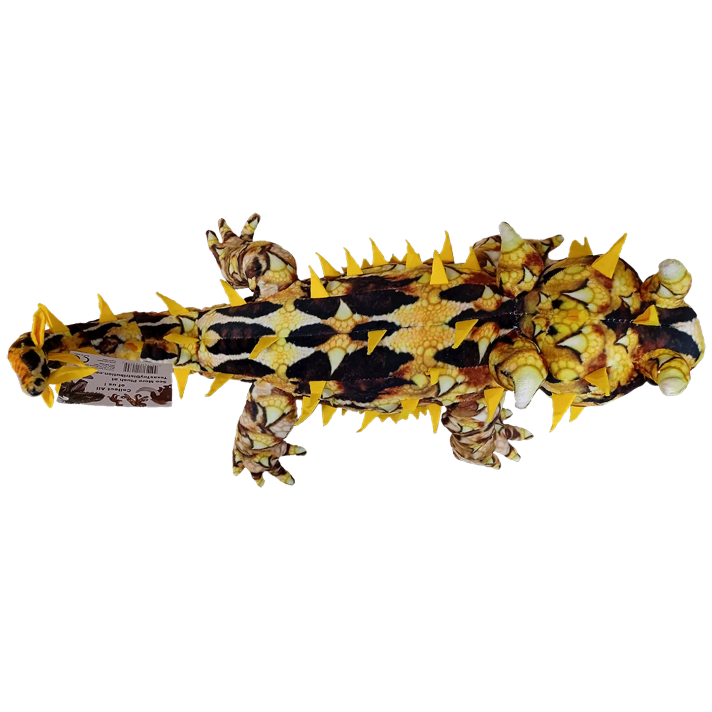 Horned Lizard Plush Stuffed Animal | 21.65" | Spiky Realistic Detail | Desert Wildlife Toy