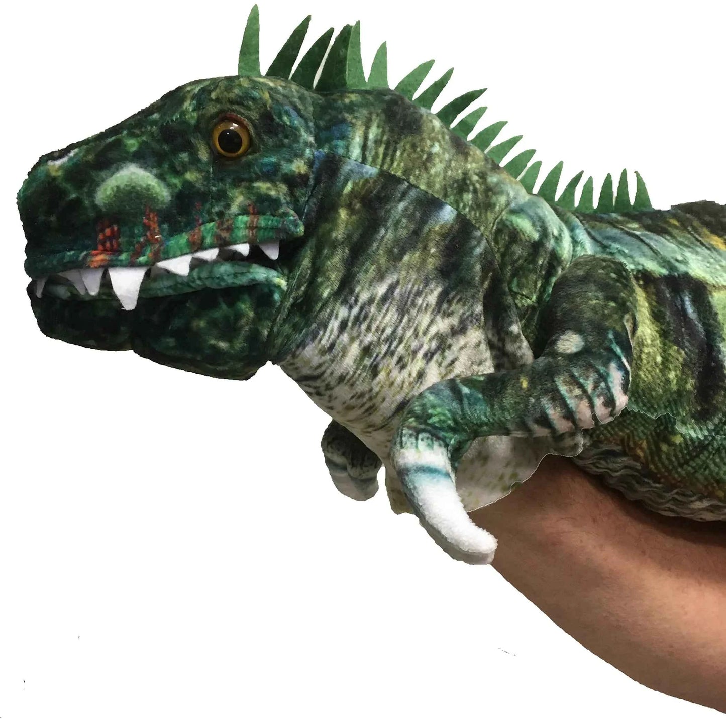 "Rizzo" Dinosaur Plush Hand Puppet | 35" | Giant Animated Puppet | Storytelling & Performance Toy
