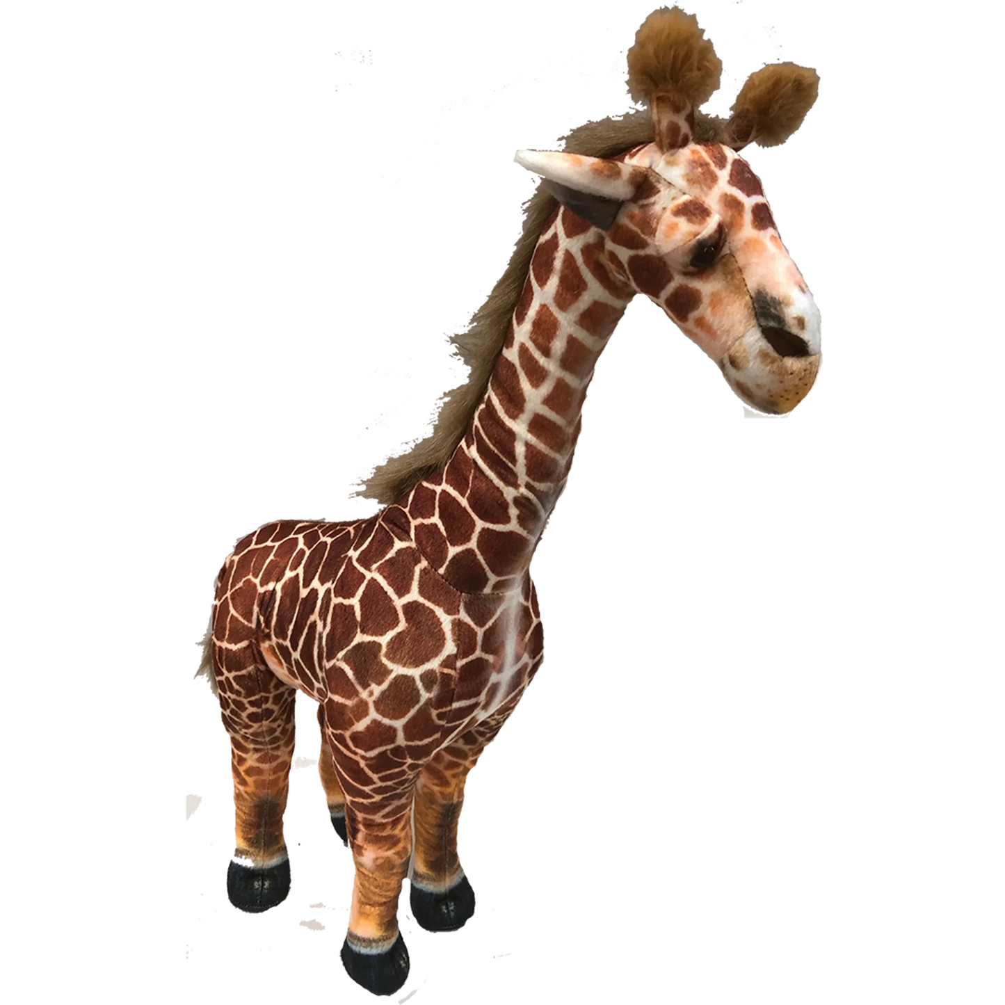 Rothschild's Giraffe Plush Stuffed Animal | 23.6" Tall | Realistic Detail | Zoo Wildlife Toy