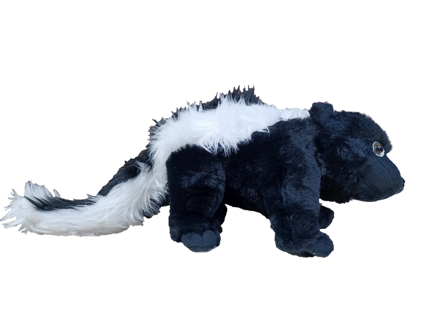 Skunk Plush Stuffed Animal | 19.7" | Realistic Stripe Detail | Wildlife Toy