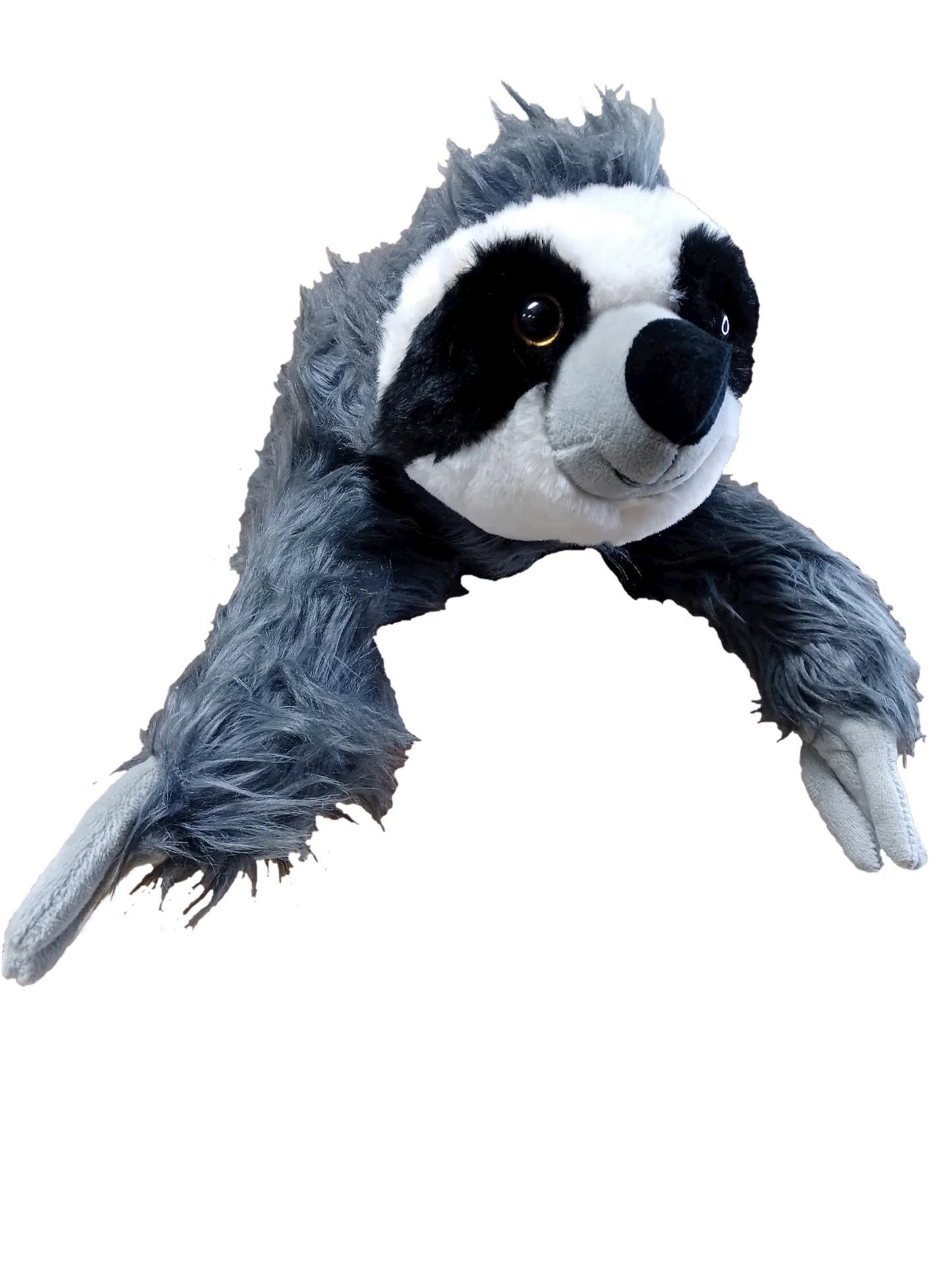 Three-Toed Sloth Plush Stuffed Animal | 15.75" | Dense Hair Texture | Realistic Wildlife Toy