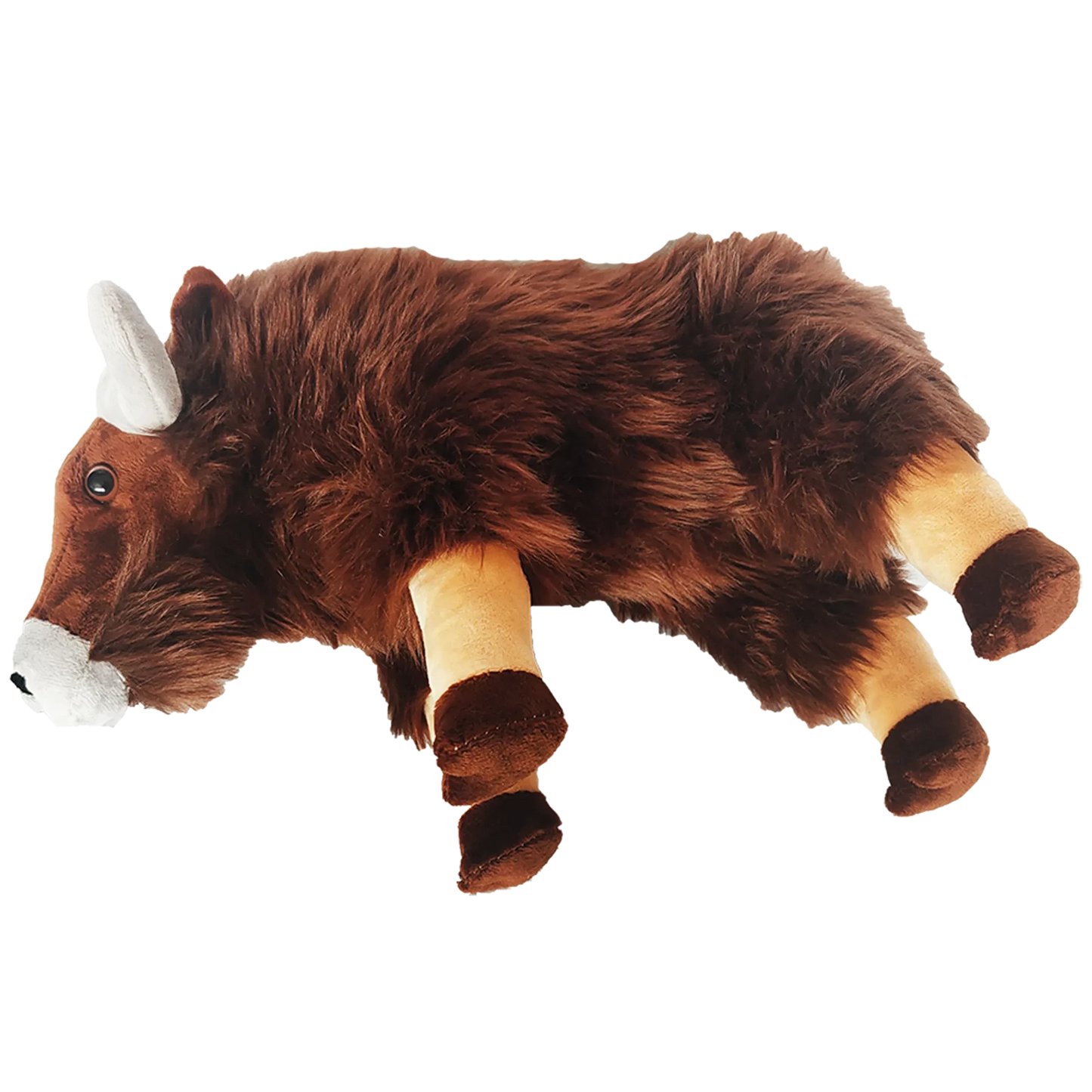 Musk Ox Plush Stuffed Animal | 12" | Dense Hair Texture | Arctic Wildlife Toy