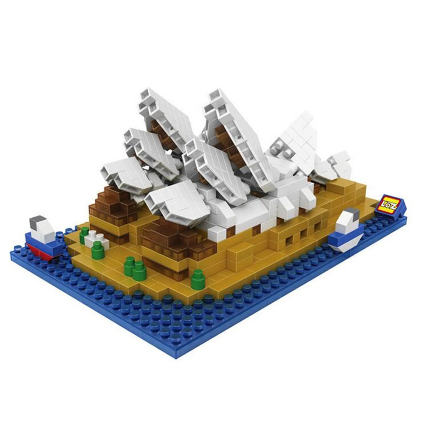 LOZ Micro Block Sydney Opera House Building Set – 520 Pieces | Ages 14+ | Australia Landmark