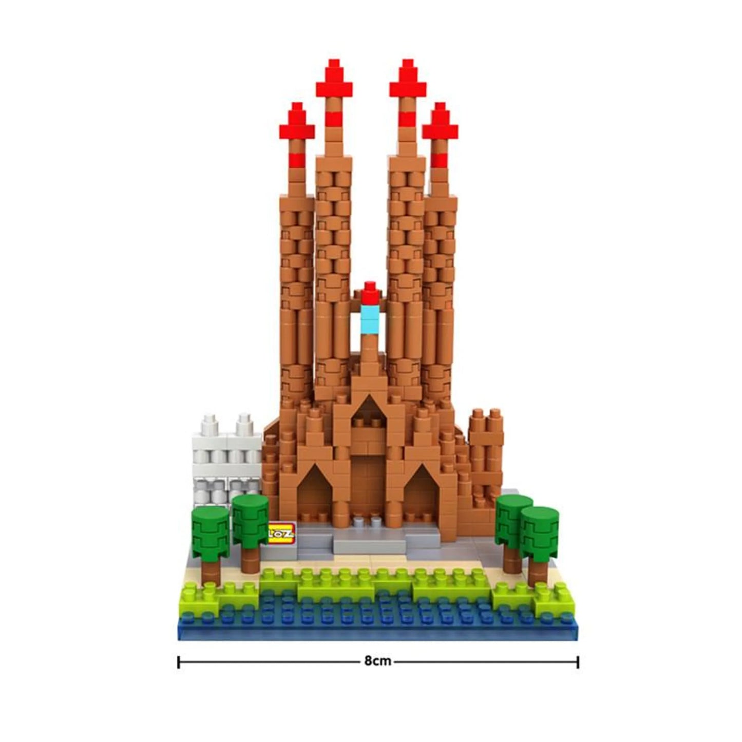 LOZ Micro Block Sagrada Família Building Set – 470 Pieces | Ages 14+ | Barcelona Landmark