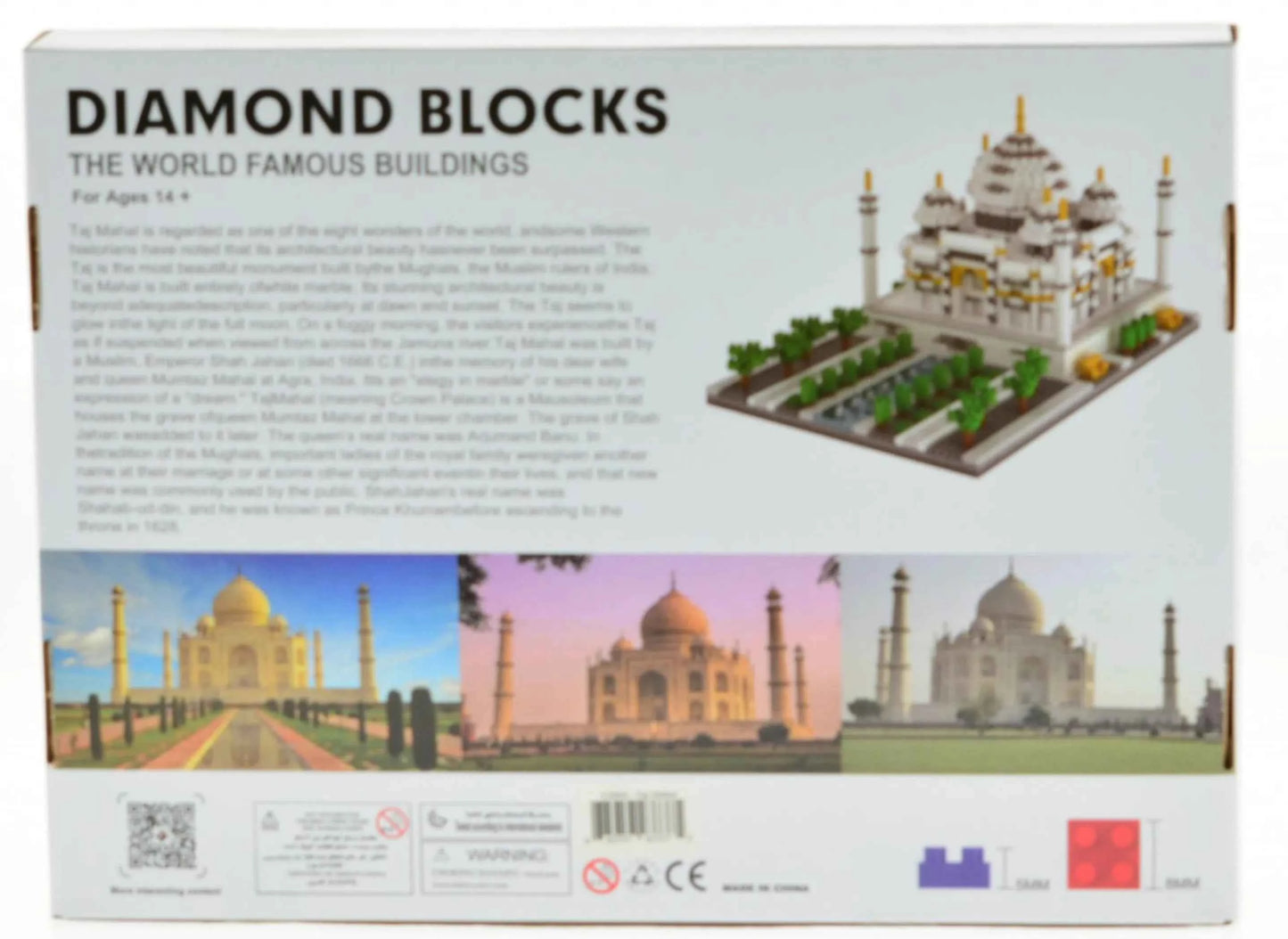 Taj Mahal Micro Block Building Set — 2,169 Pieces | Ages 10+