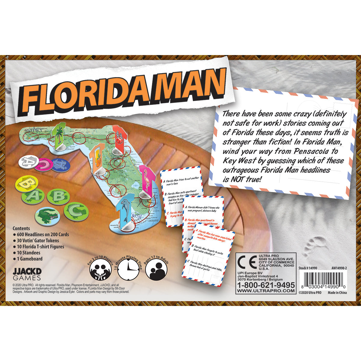 Florida Man: Spot the Fake News Board Game - Ages 17+