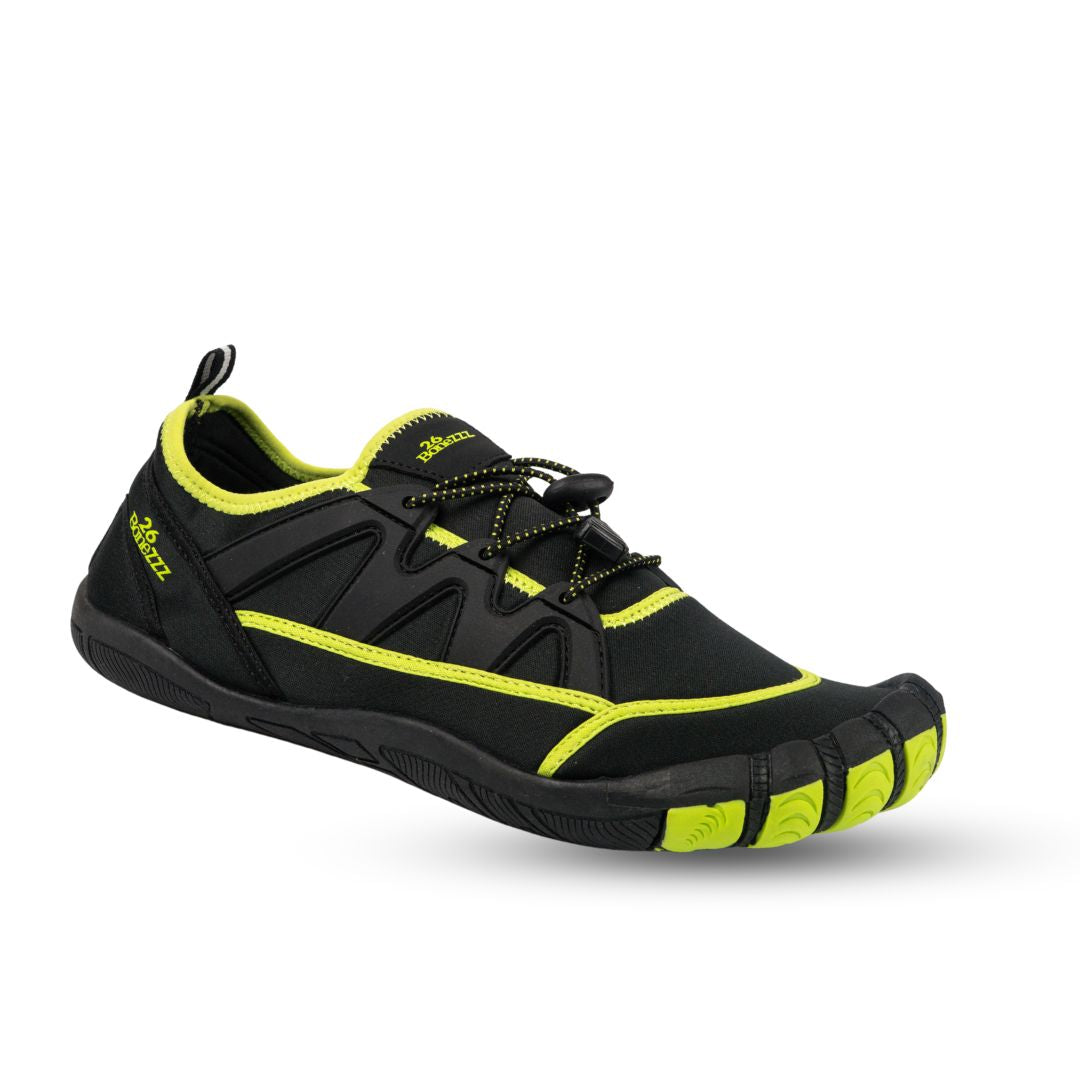 BoneZZZ Hydroz Aqua Socks - Black Water Shoes with Bungee Closure