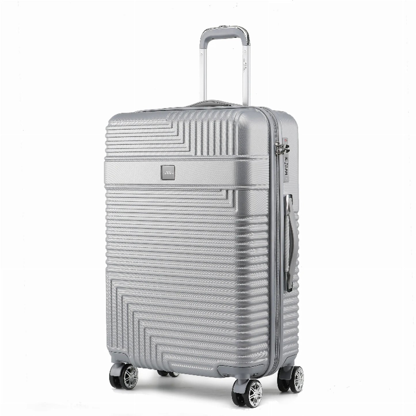 MKF Collection Mykonos Large 24" Check-In Spinner Suitcase | Hard Shell ABS | 4 Colors