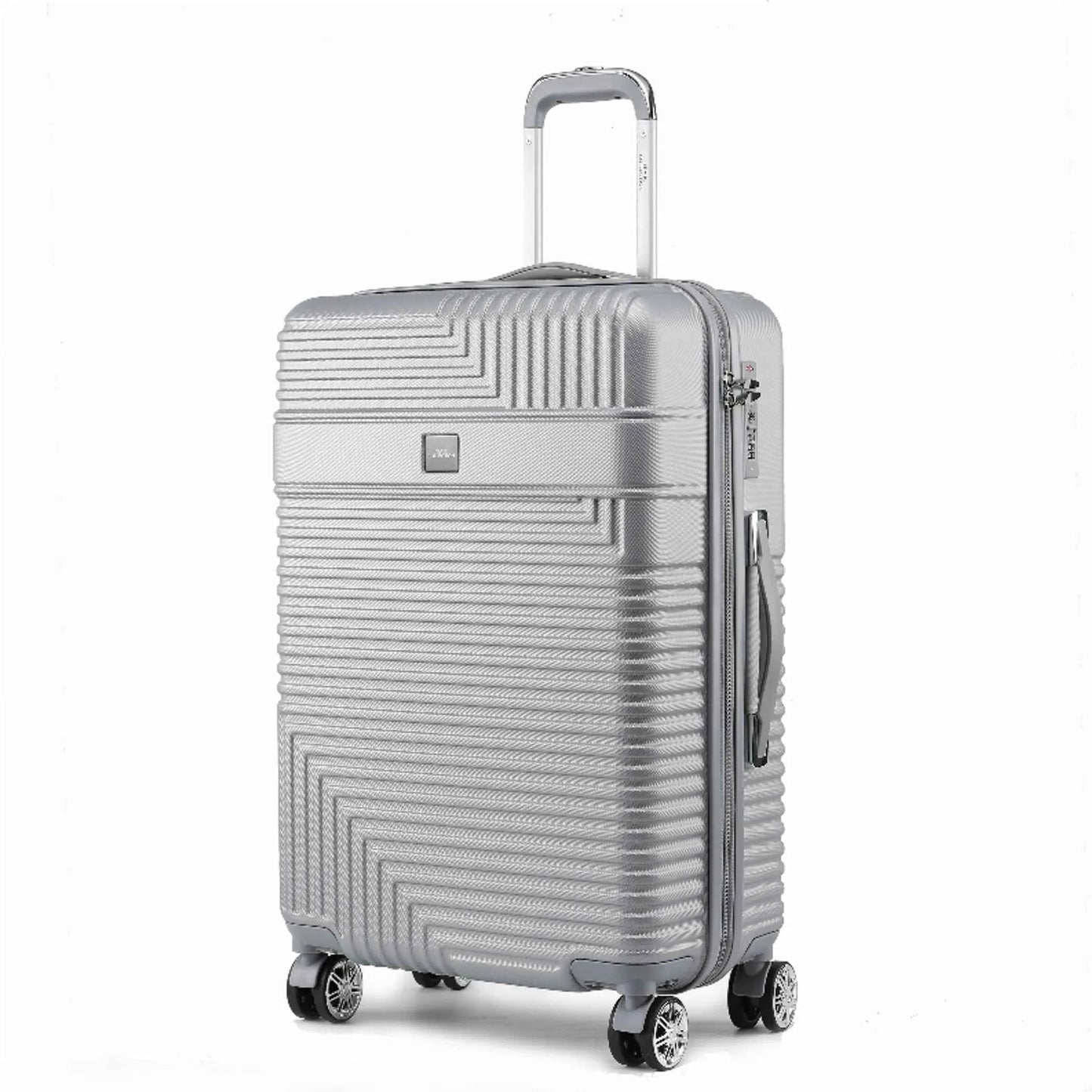 MKF Collection Mykonos Large 24" Check-In Spinner Suitcase | Hard Shell ABS | 4 Colors