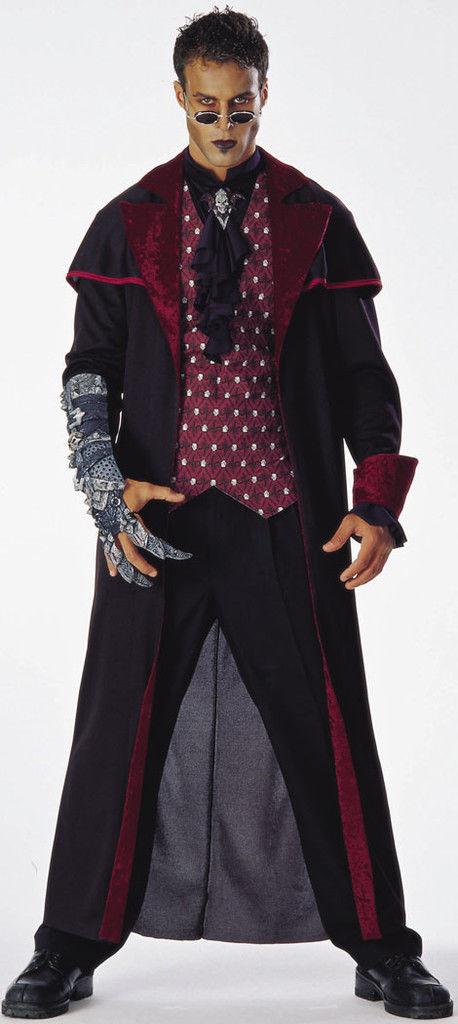 Cain The Vampire Tyrant Gothic Adult Costume - Velvet Coat