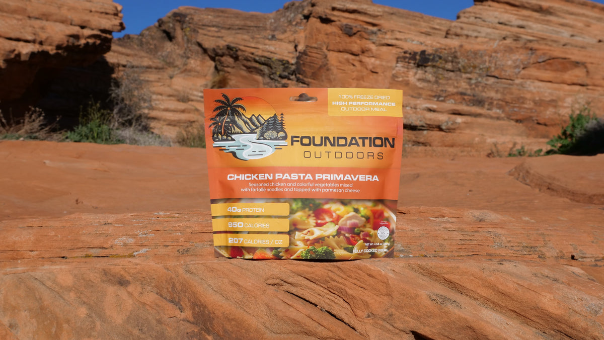 Foundation Outdoors Freeze Dried Chicken Pasta Primavera Meal