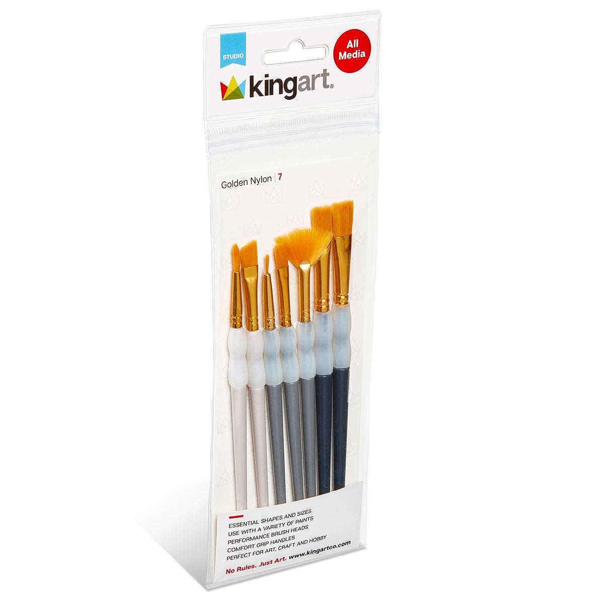 Studio Golden Nylon Brush Set - 7 pc