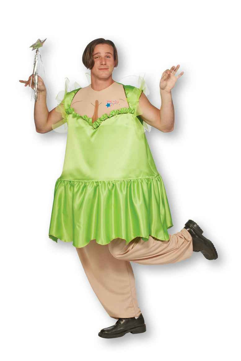 Tinkerbell Humorous Adult Costume - Oversized Comic Jumpsuit