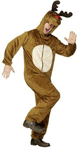 Smiffy's Adult Reindeer Costume with Hood - Medium