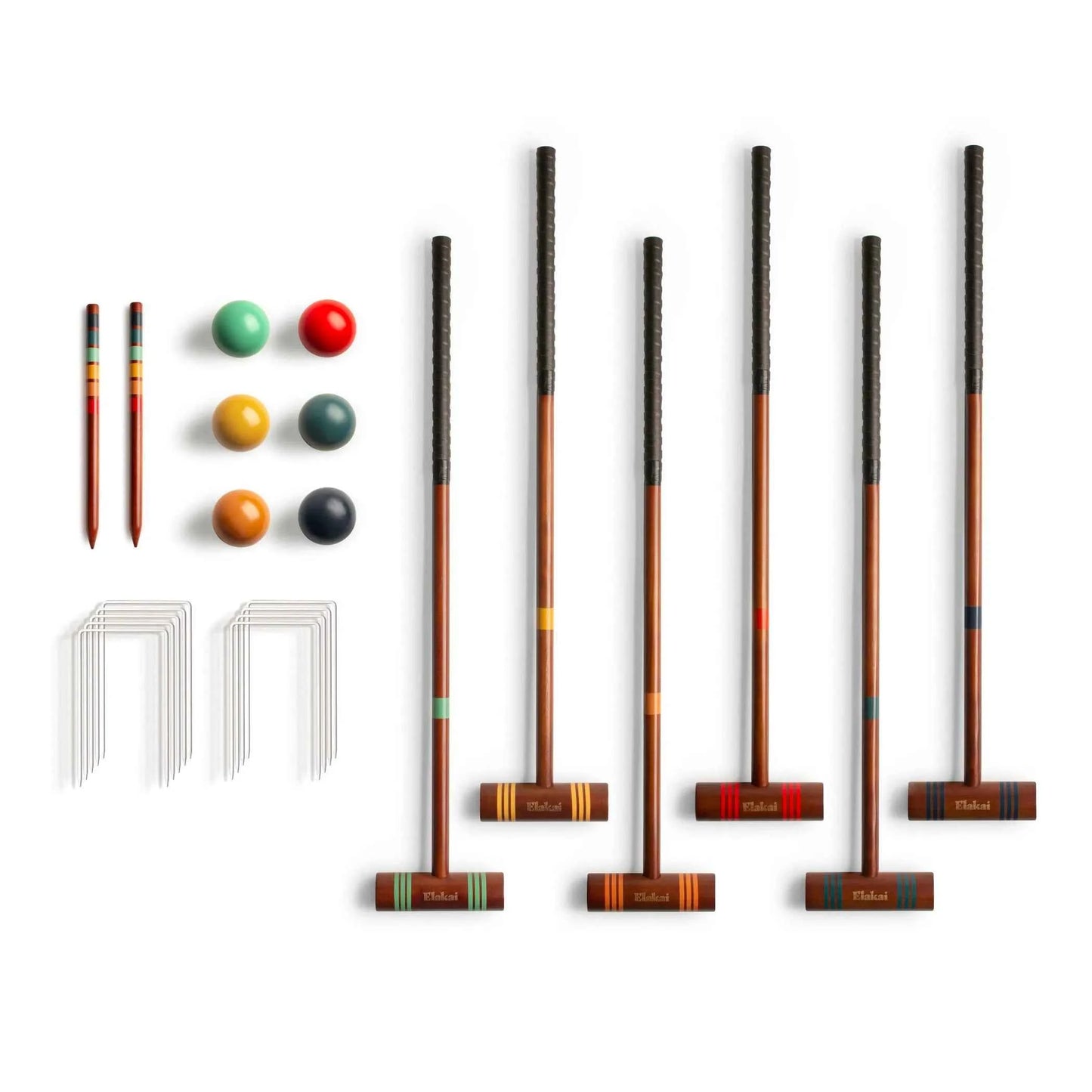 Elakai Rover 6-Player Travel Croquet Set with Lifetime Warranty