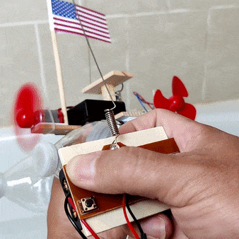 RC Propeller Boat DIY Kit | Educational STEM Toy for Kids - Niksstuff