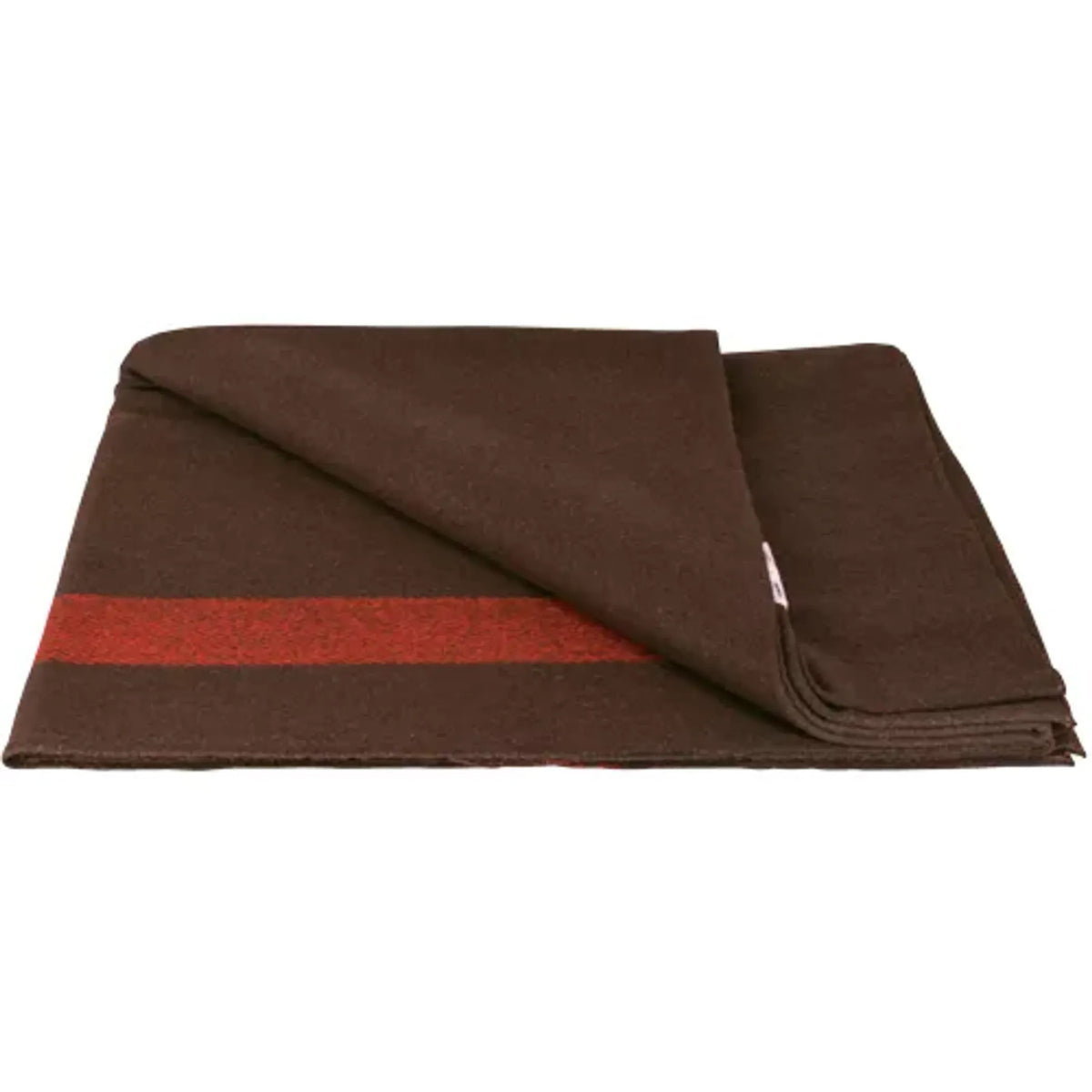 Swiss Army-Style Blanket - Deep Chestnut Brown
