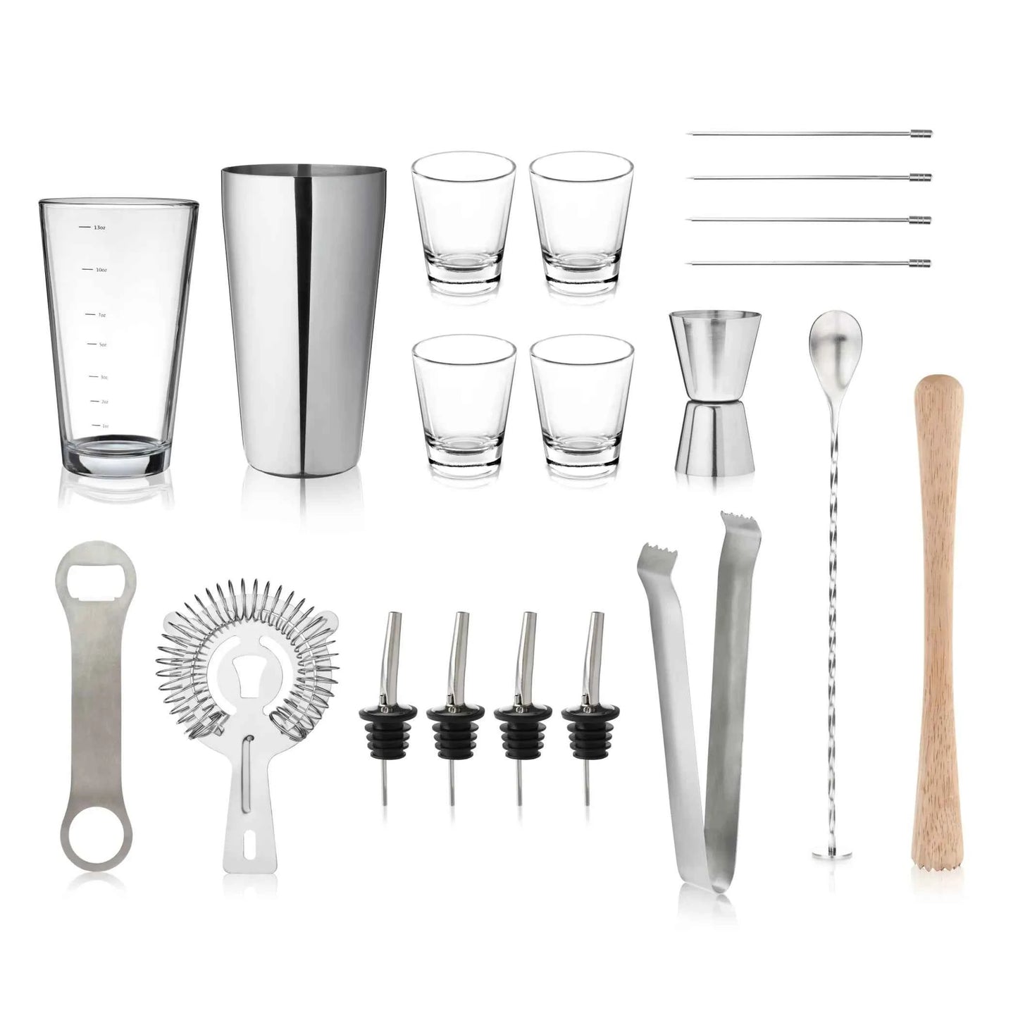 21-Piece Barware Set by True