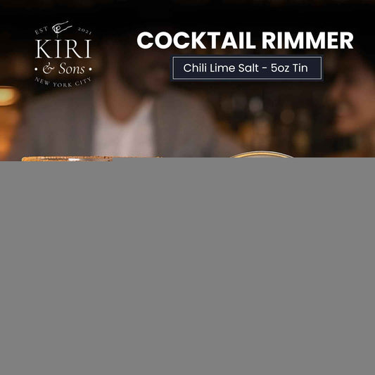 Kiri & Sons Chili Lime Margarita Salt Rimmer – Spicy Cocktail Rim Salt | 5oz Tin