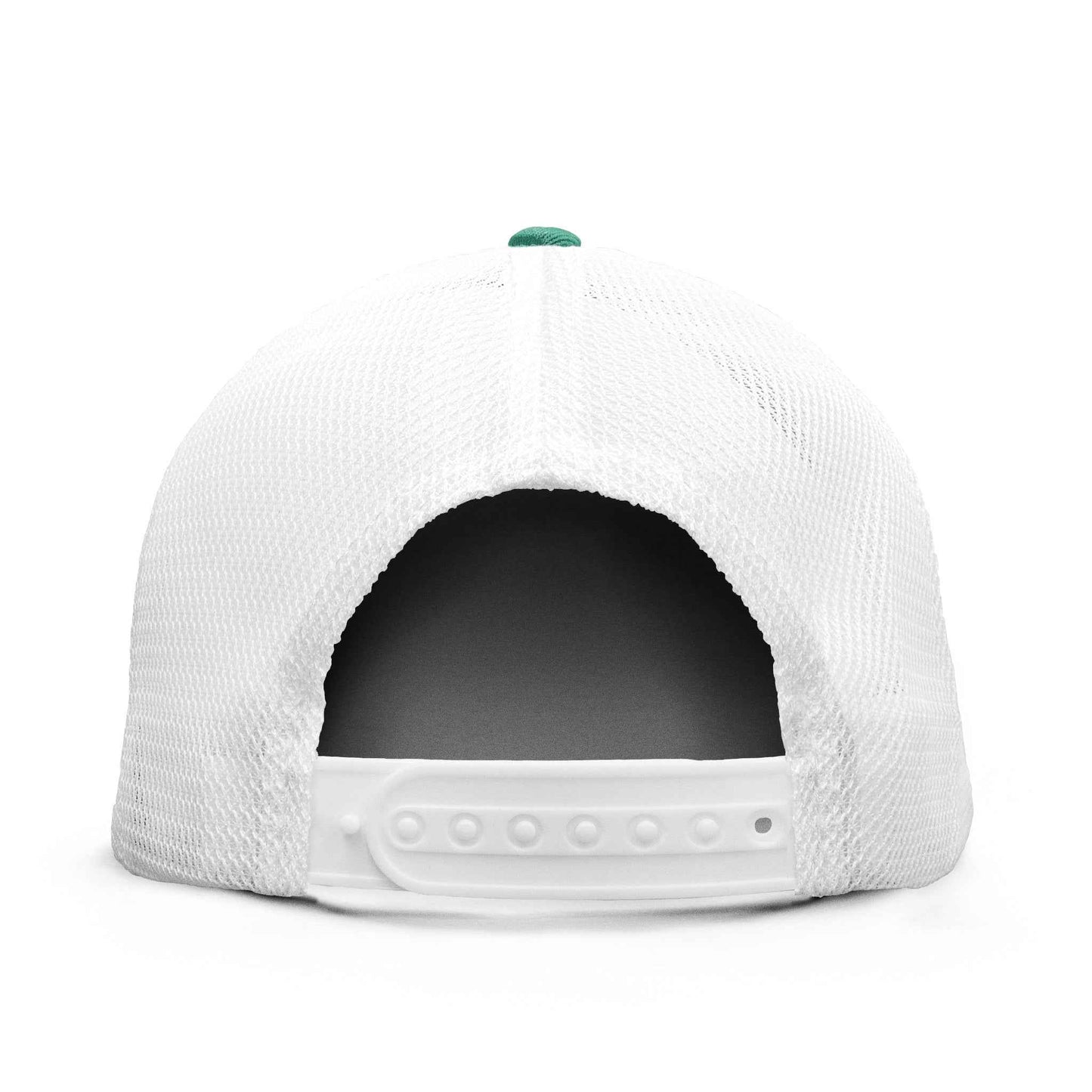 Toyota Mountain Sunset Mesh Back Trucker Hat | Turquoise & White