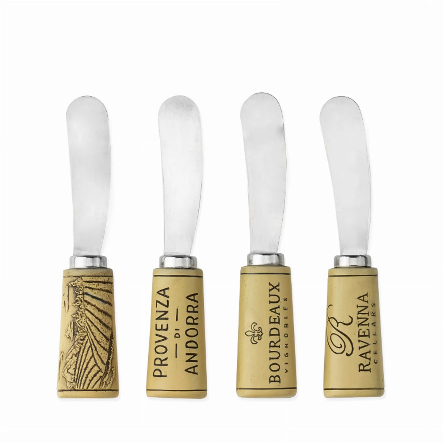 Cork-Handled Cheese Spreader Set by Twine