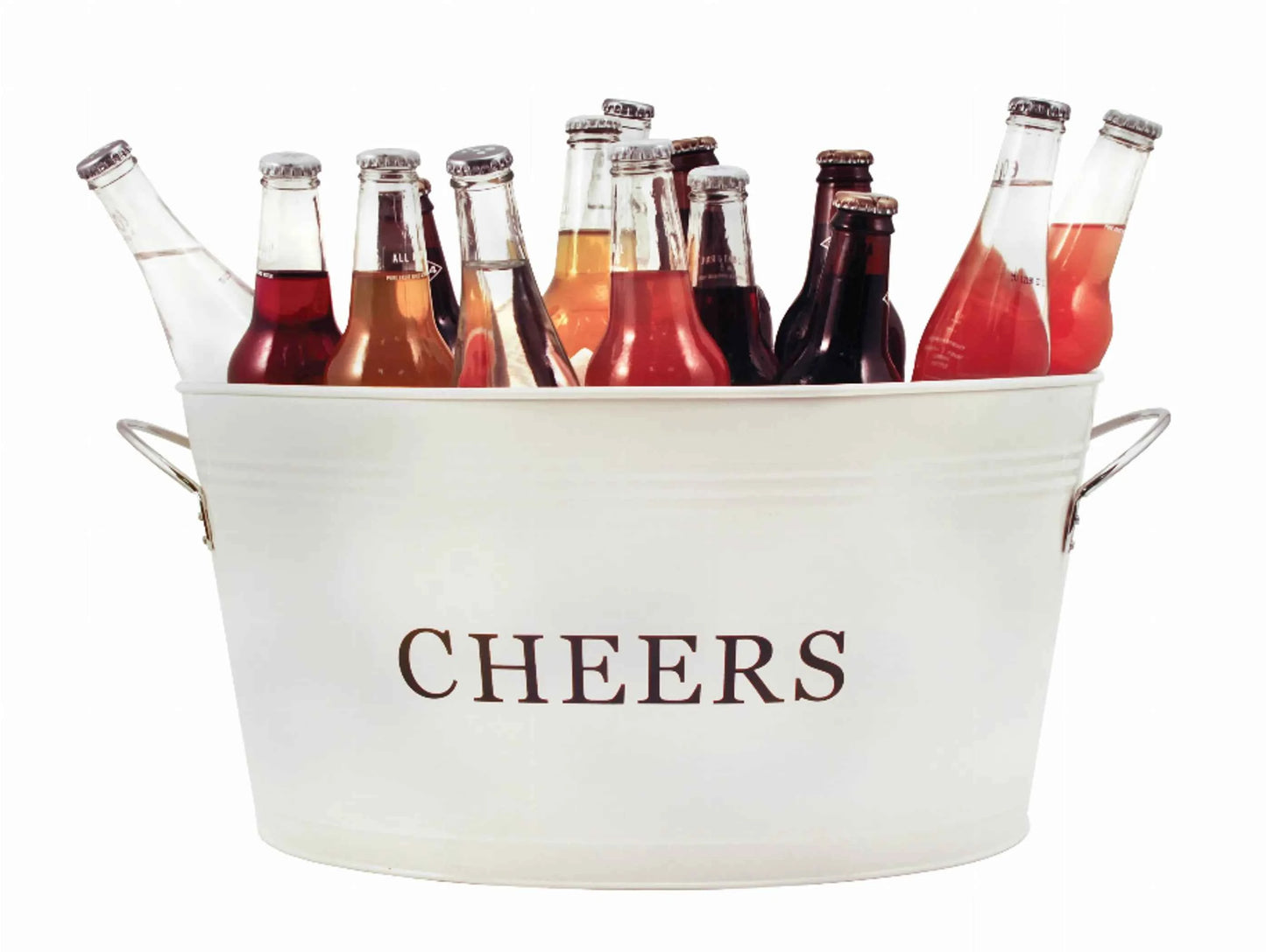 Cheers Galvanized Metal Tub by Twine