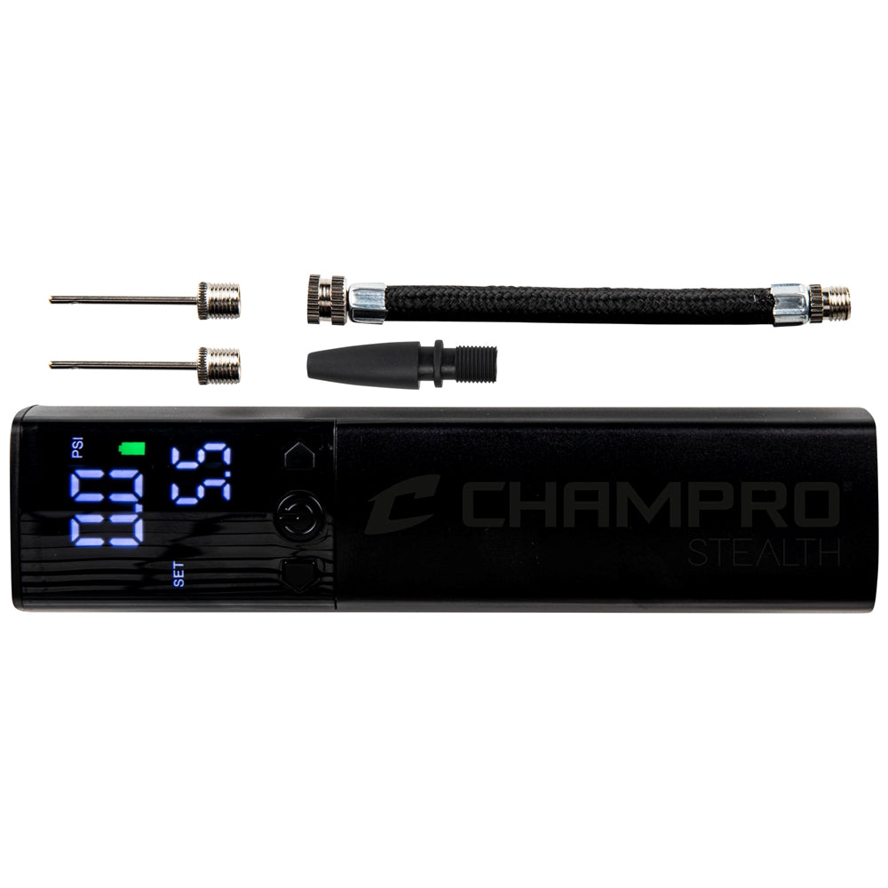Stealth Hand Digital Ball Pump - Portable USB Rechargeable with LED