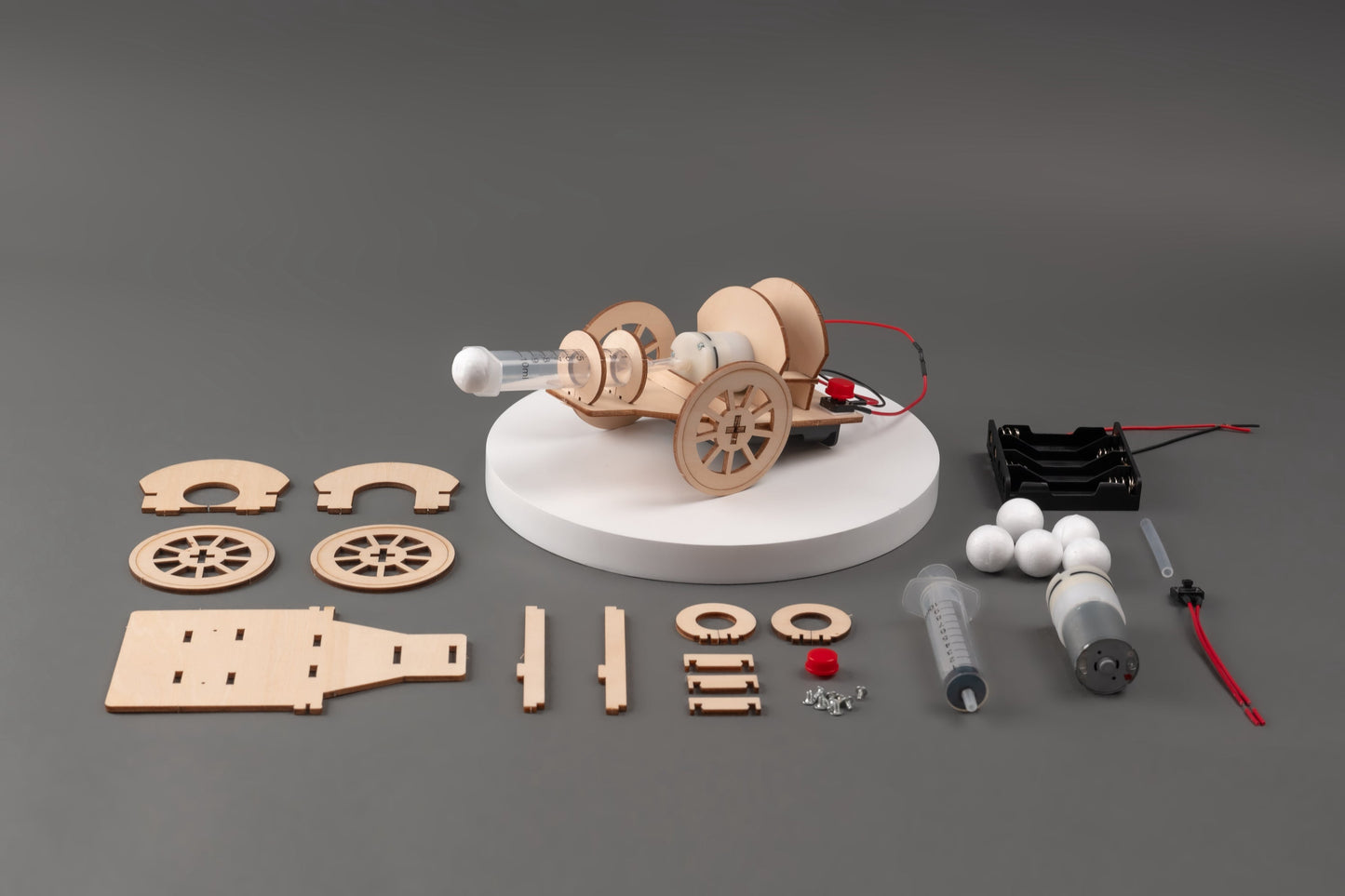 Cannon DIY Kit | Educational STEM Toy for Kids Ages 8+ - Niksstuff