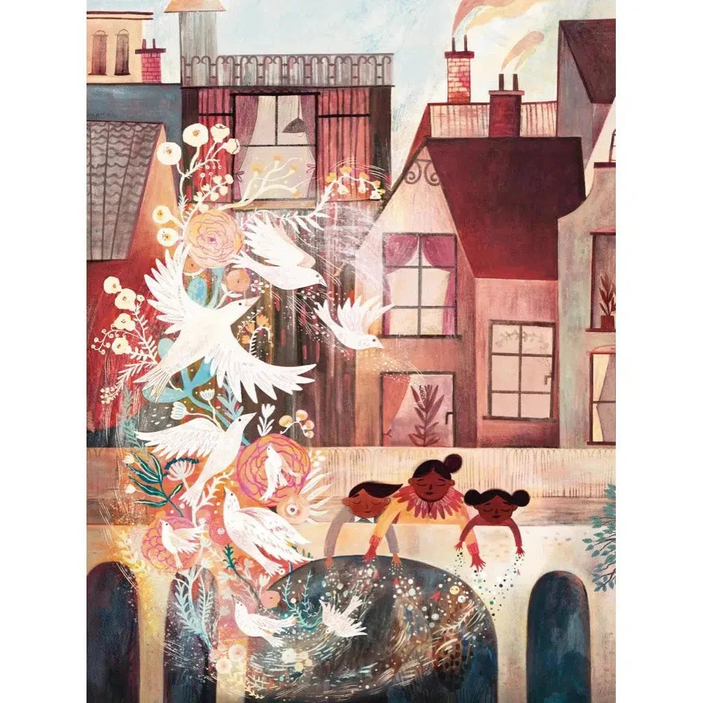 Freedom Jigsaw Puzzle | 1000 Pieces | 19.25"x26.625" | Art by Adelina Lirius | Made in USA - Niksstuff