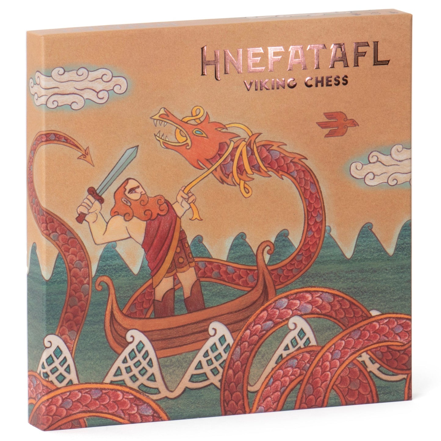 Hnefatafl: Viking Chess | Ancient Norse Strategy Game | 37 Pieces | 10.5" Board | Chucklebox - Niksstuff