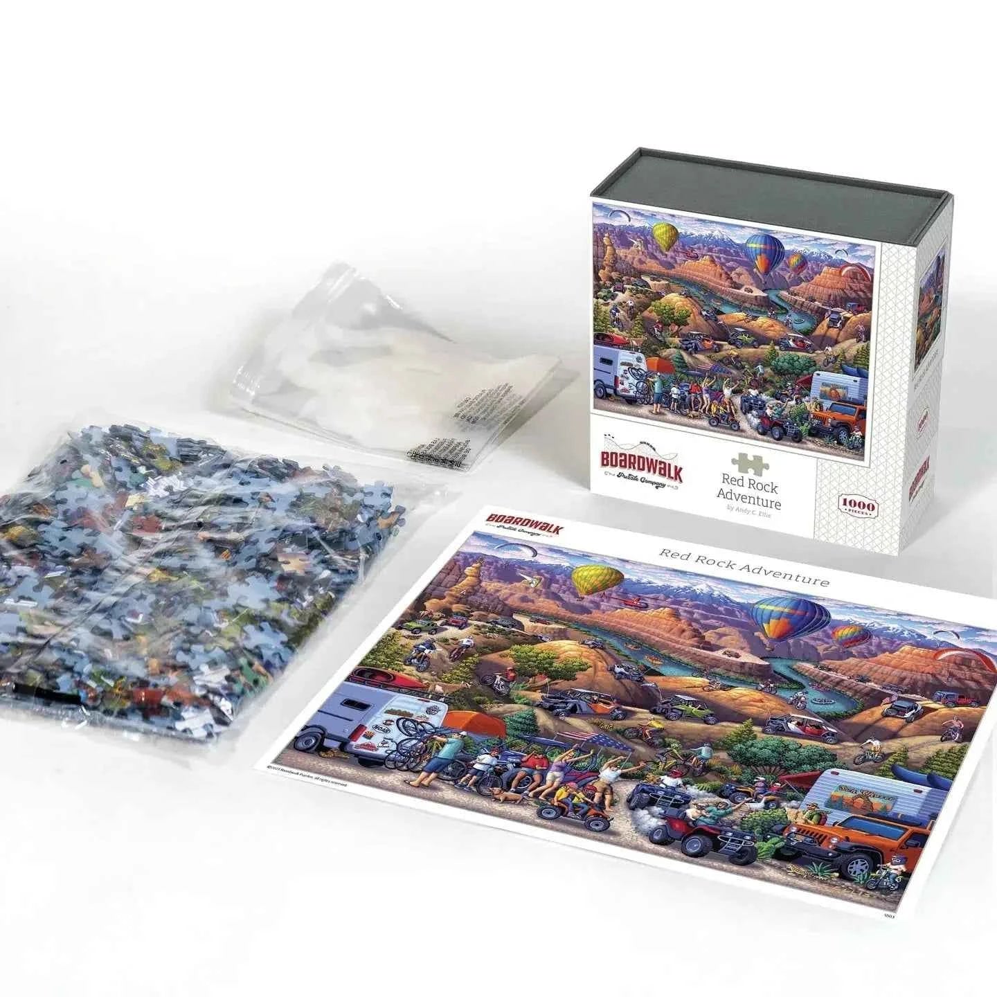 Red Rock Adventure 1000 Piece Jigsaw Puzzle | Made in USA