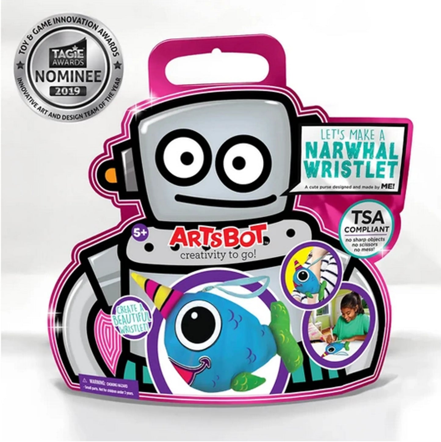 Make Your Own Narwhal Wristlet Craft Kit | Kids Arts & Crafts - Niksstuff