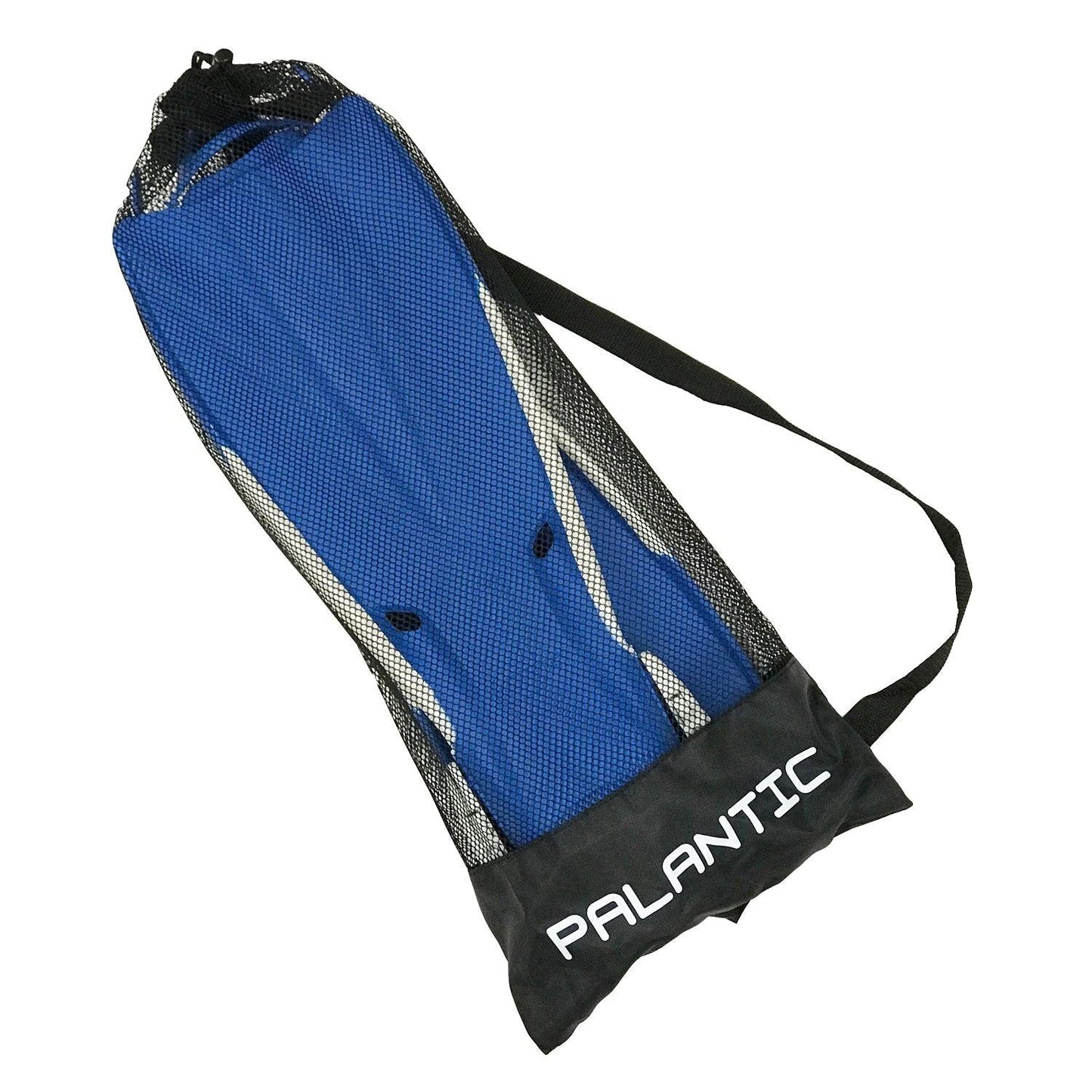 Palantic Open Heel Rubber Dive Fins with Mesh Bag in Blue by Scuba Choice - Niksstuff