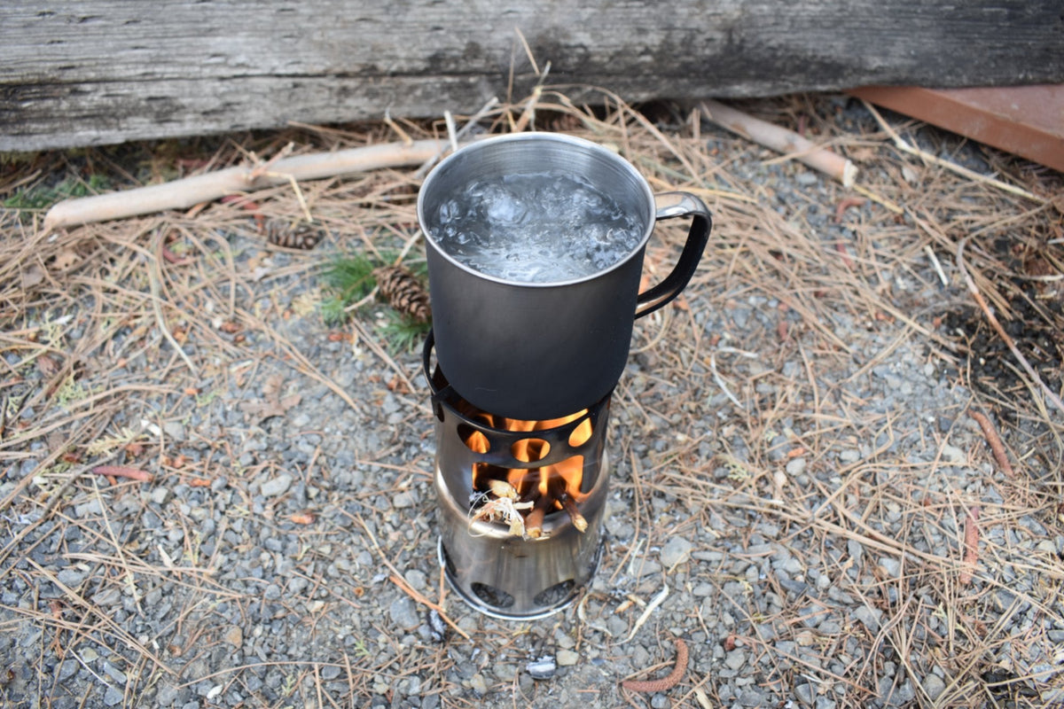 River Country Gear Bio Fuel Stove – Wood-Burning, Eco-Friendly, 0.45 lbs, No Canister Needed
