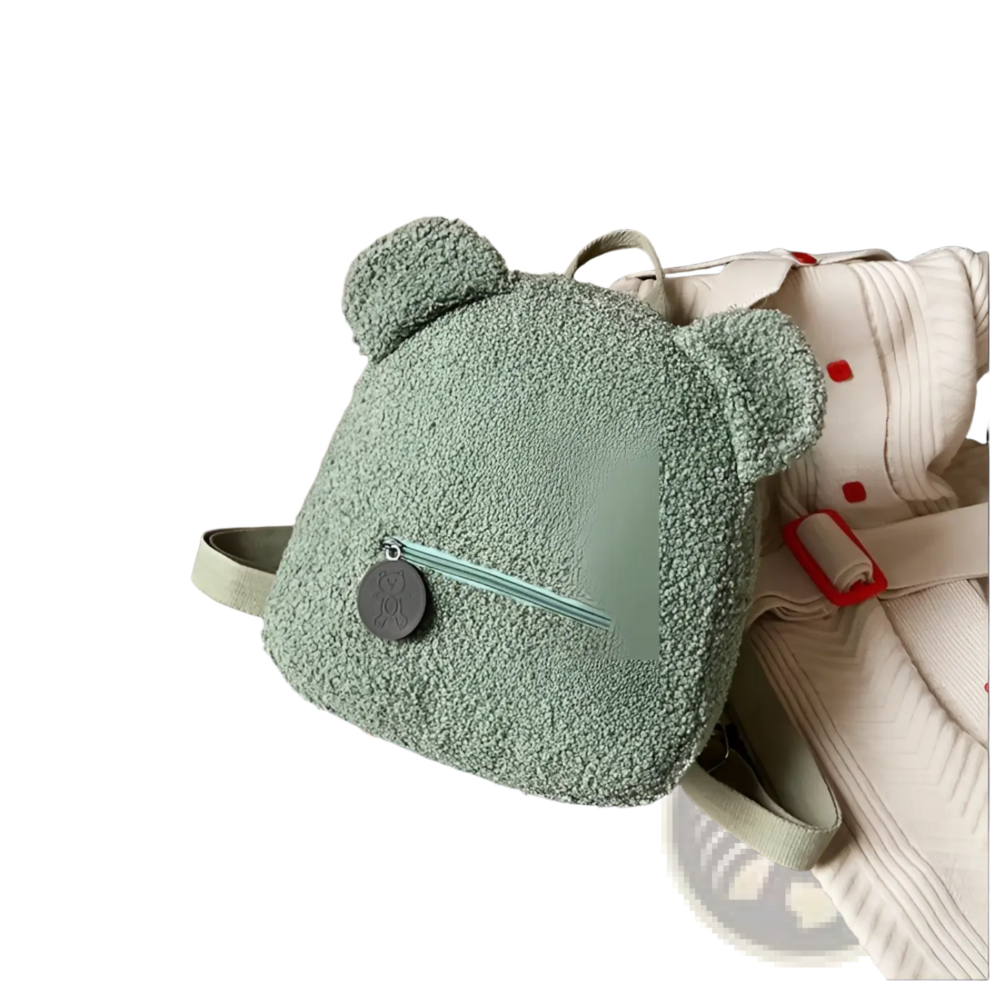 Bear-Shaped Plush Backpack | Cute Fuzzy Fleece Rucksack | 5 Colors | Mini Size