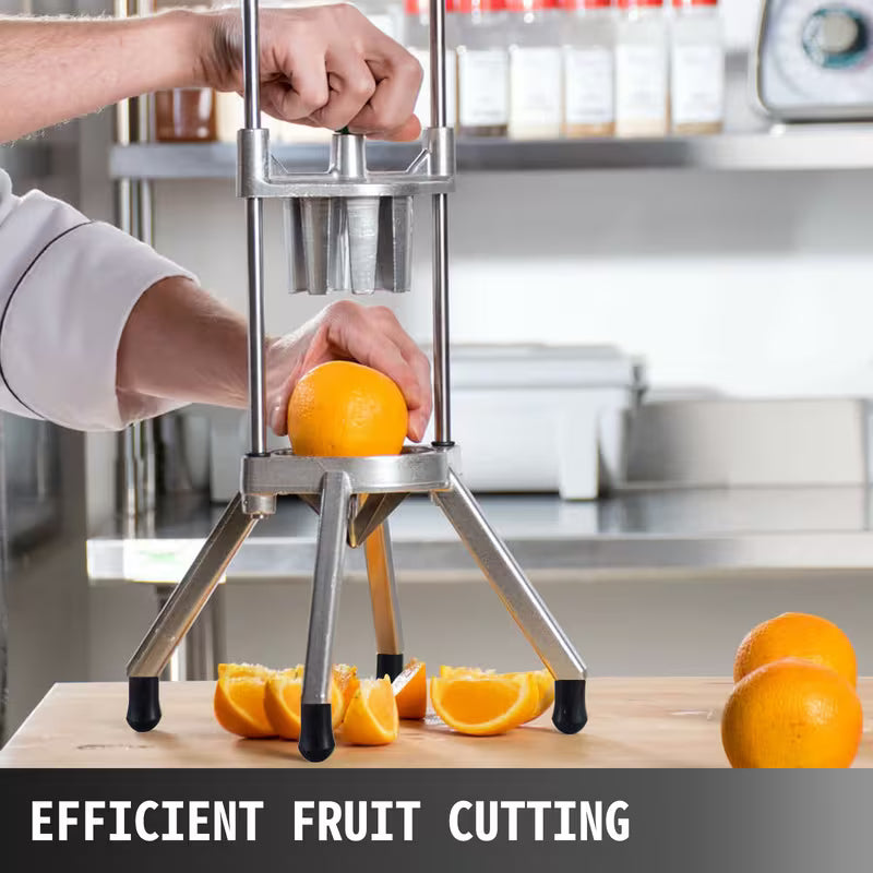 8-Section Stainless Steel Commercial Fruit Wedger and Slicer