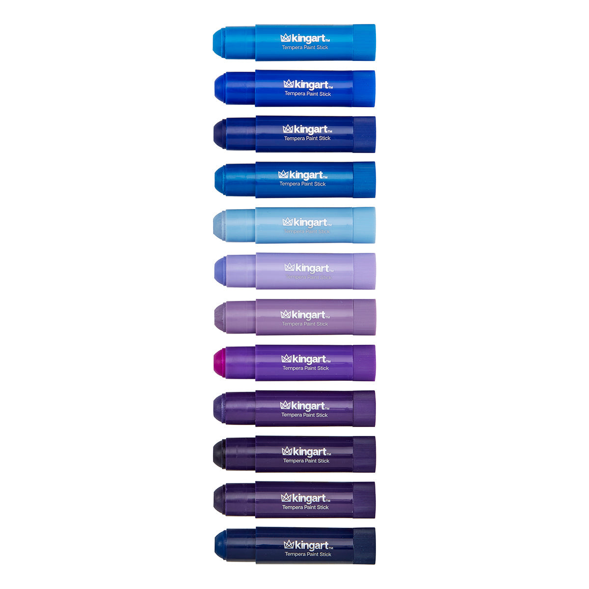 Kingart Tempera Paint Sticks - 60 Colors Washable Quick Drying