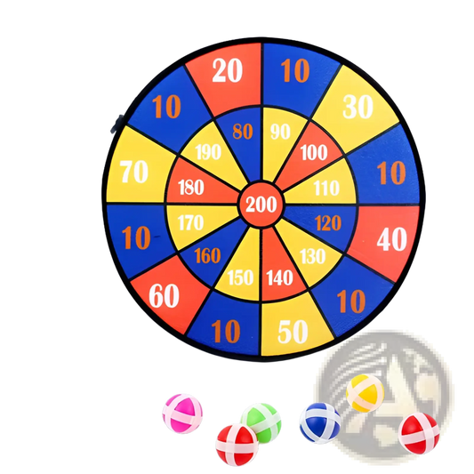 Kids Sticky Ball Dart Board | Cartoon Target Set | 11 Designs | Ages 4–6