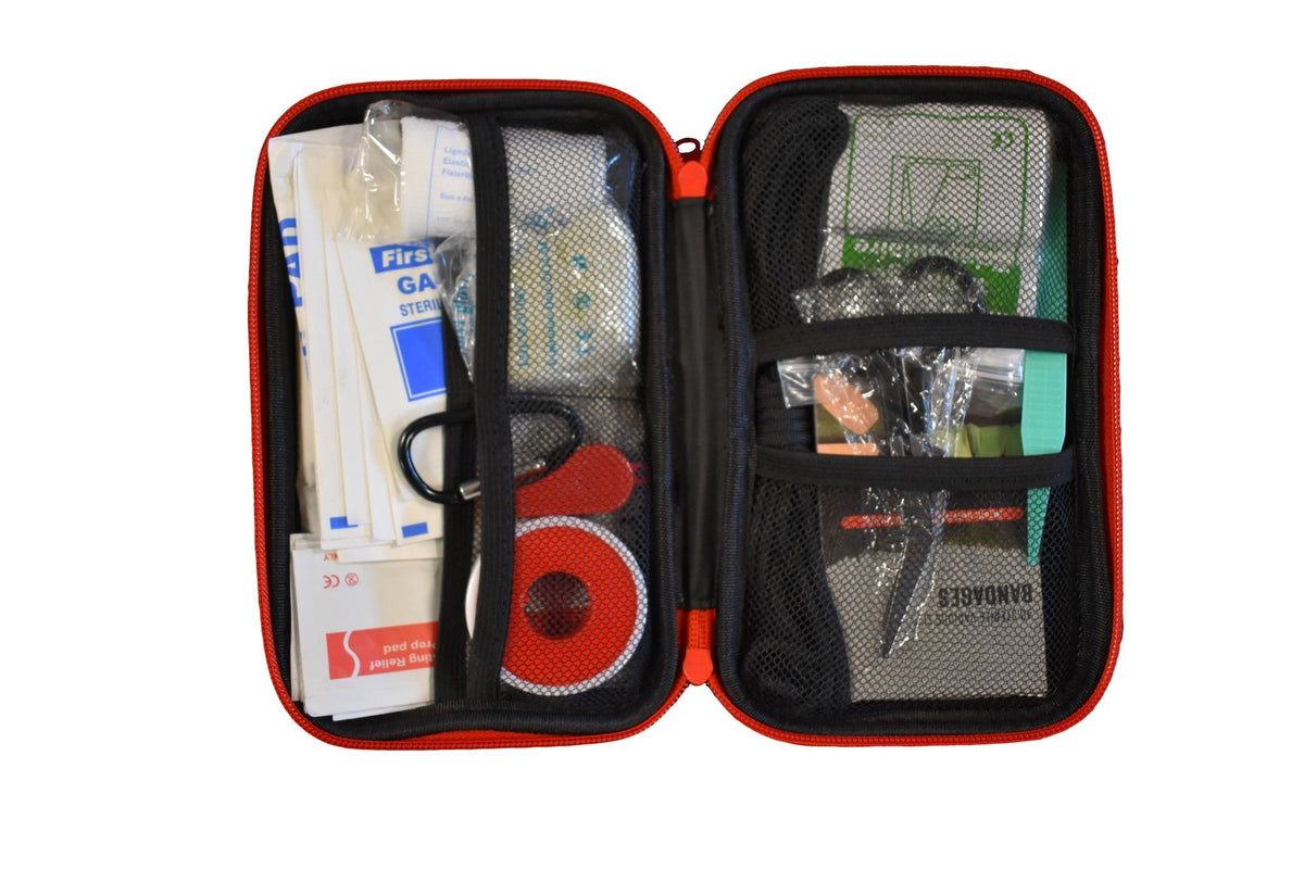 River Country Gear First Aid Kit – Compact, Water-Resistant Case, Camping & Travel