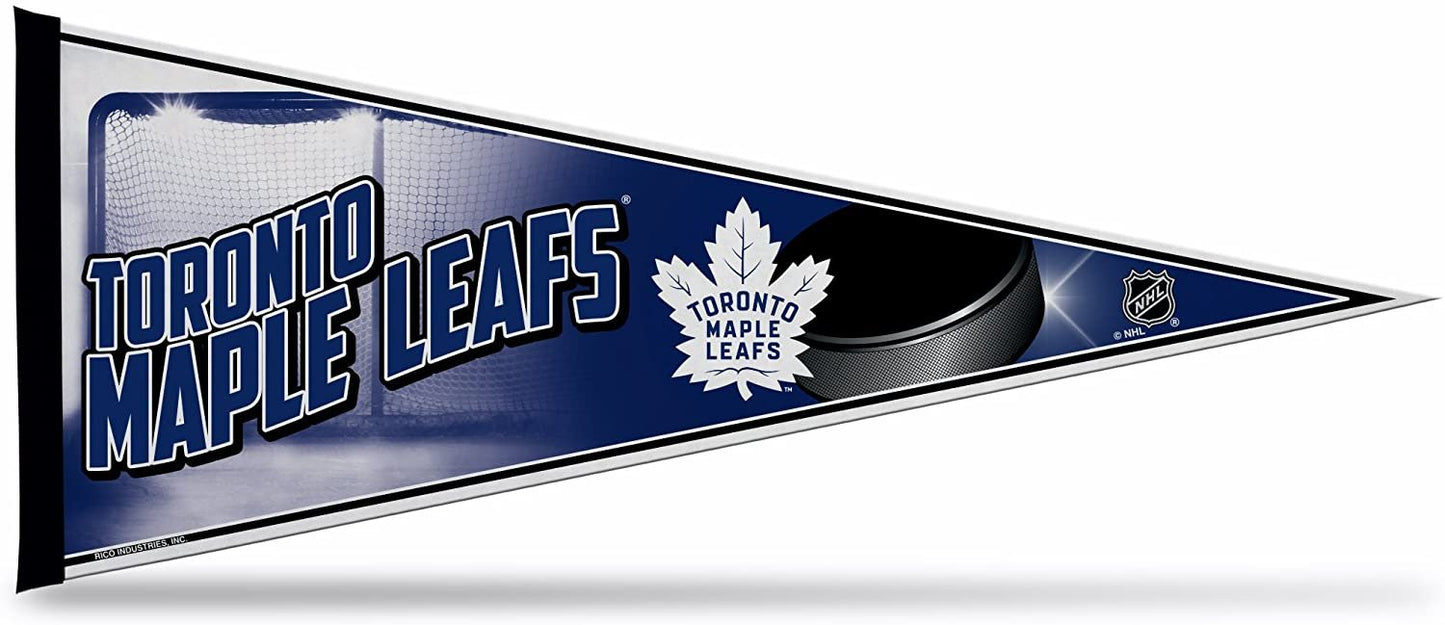Toronto Maple Leafs Soft Felt Pennant | 12×30" | Primary Design | Officially Licensed | NHL