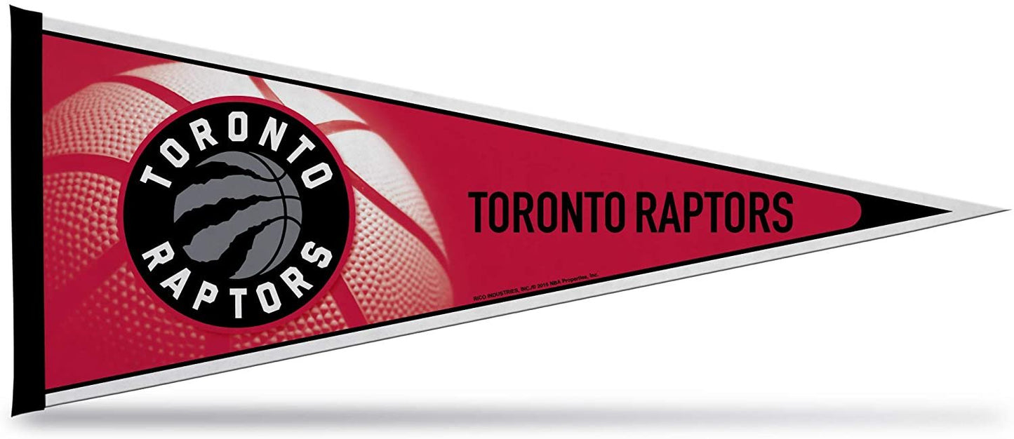 Toronto Raptors Soft Felt Pennant | 12×30" | Basketball Design | Officially Licensed | NBA