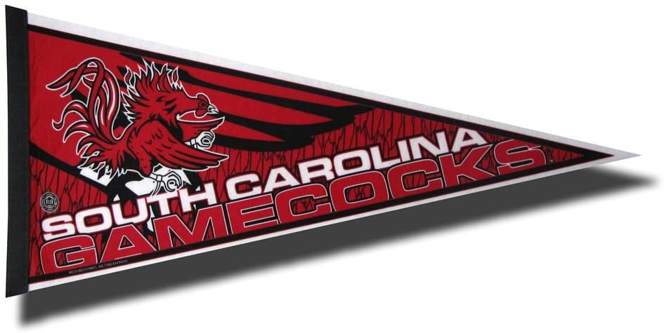 South Carolina Gamecocks Soft Felt Pennant | 12×30" | Primary Design | Officially Licensed | NCAA