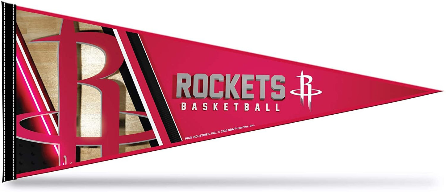 Houston Rockets Soft Felt Pennant | 12×30" | Officially Licensed | NBA