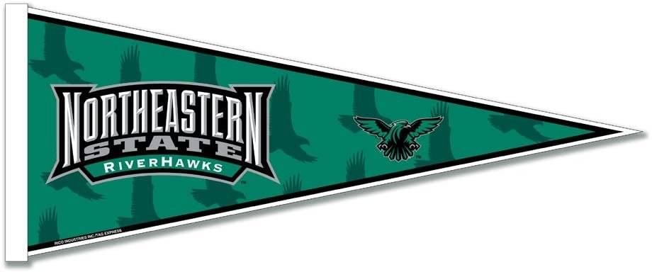 Northeastern State Huskies Soft Felt Pennant | 12×30" | Primary Design | Officially Licensed | NCAA