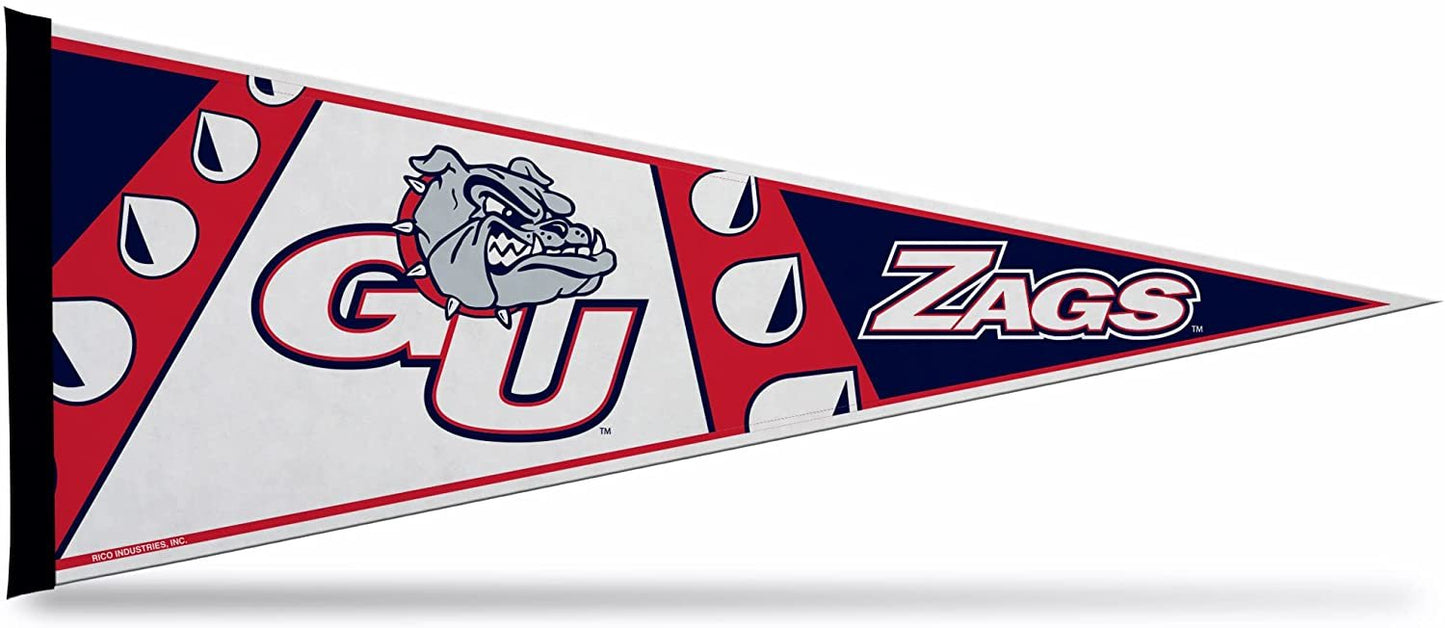 Gonzaga Bulldogs Soft Felt Pennant | 12×30" | Officially Licensed | NCAA
