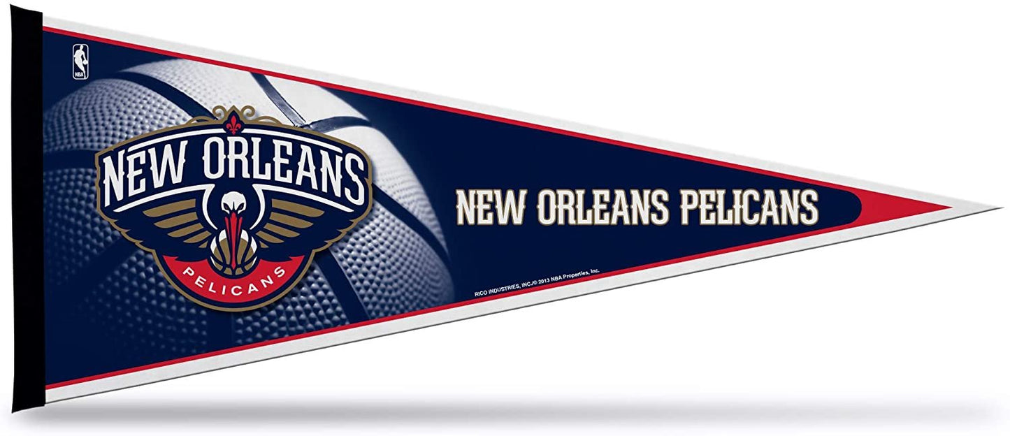 New Orleans Pelicans Soft Felt Pennant | 12×30" | Officially Licensed | NBA