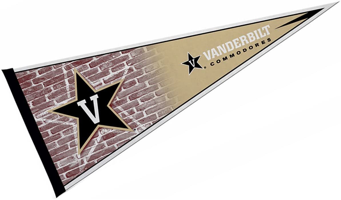 Vanderbilt Commodores Soft Felt Pennant | 12×30" | Primary Design | Officially Licensed | NCAA
